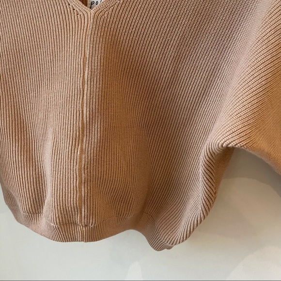 Princess Polly Love More cropped nude sweater with open neckline - Picture 4 of 9